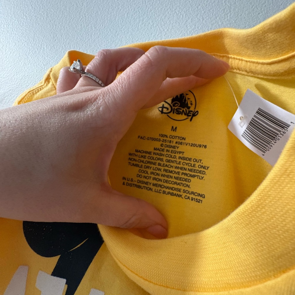 Disney Yellow Dog T-Shirt with Graphic - Picture 5 of 5
